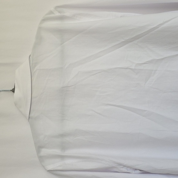 L'Agence White Blouse With Lace Hem And Cuffs.  Size Small Petite - Picture 7 of 10